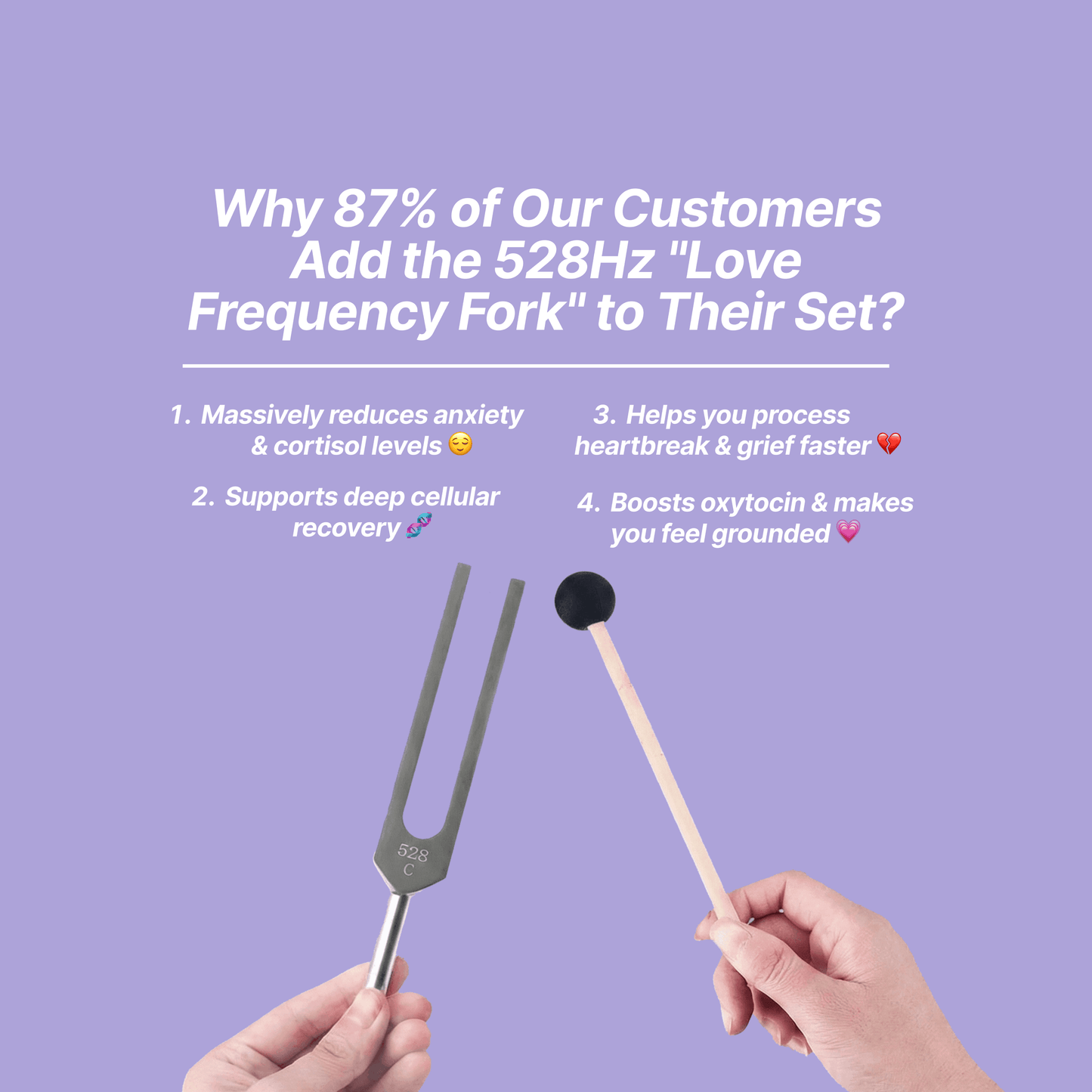 528Hz "Love Frequency" Tuning Fork